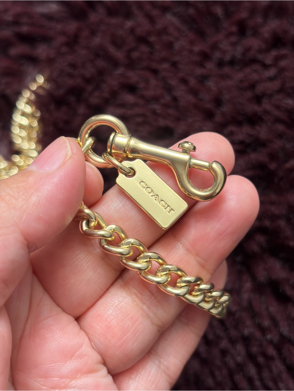 Coach Chain Strap - Picture 2 of 6